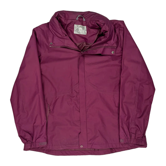 Vintage Camel Waterproof Jacket - XL Purple Polyester