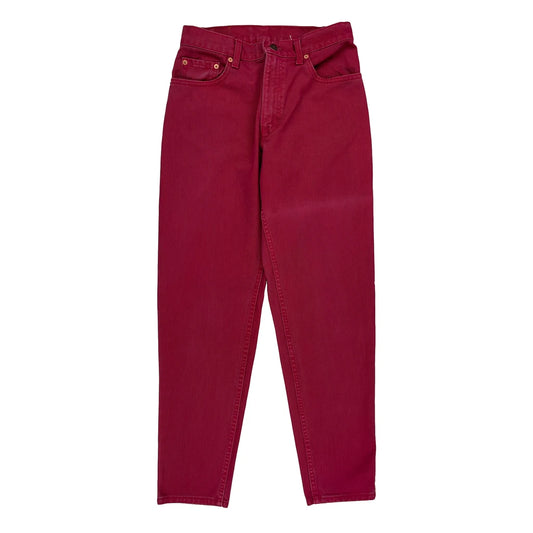 Levis Jeans - 29W UK 10 Red Cotton