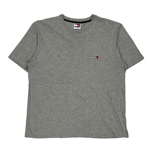 Tommy Hilfiger T-Shirt - XL Grey Cotton