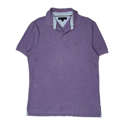 Vintage Tommy Hilfiger Polo Shirt - Large Purple Cotton
