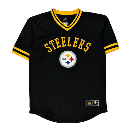 Age 16 Pittsburgh Steelers N.F.L. Team Apparel Jersey - XL Black Polyester