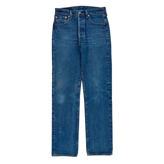 501 Levis Jeans - 28W UK 8 Blue Cotton