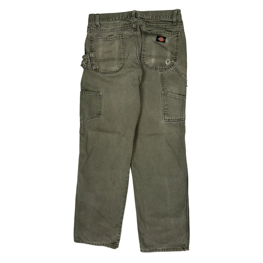 Dickies Carpenter Trousers - 31W 30L Grey Cotton