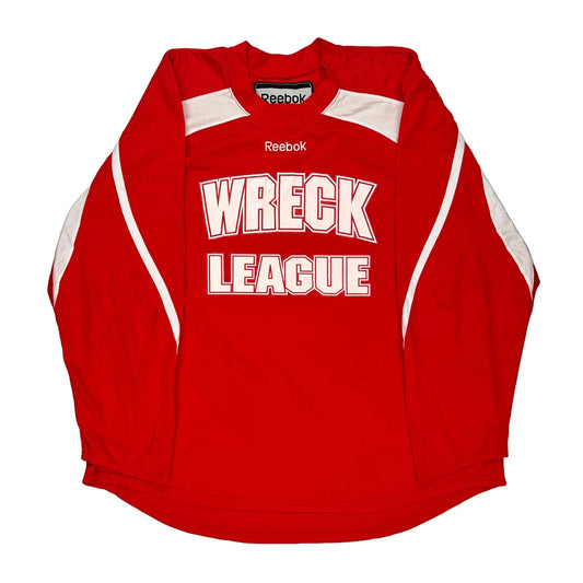 Wreck League Reebok Jersey - 2XL Red Polyester