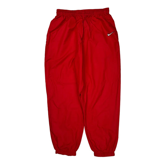 Nike Tracksuit - Large Red Polyester