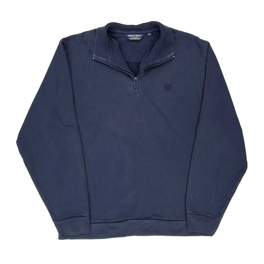Polo By Ralph Lauren 1/4 Zip - XL Navy Cotton
