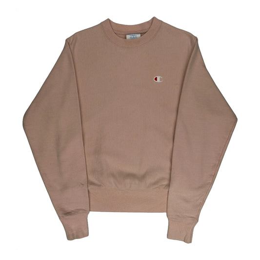 Reverse Weave Champion Sweatshirt - XS Pink Cotton Blend