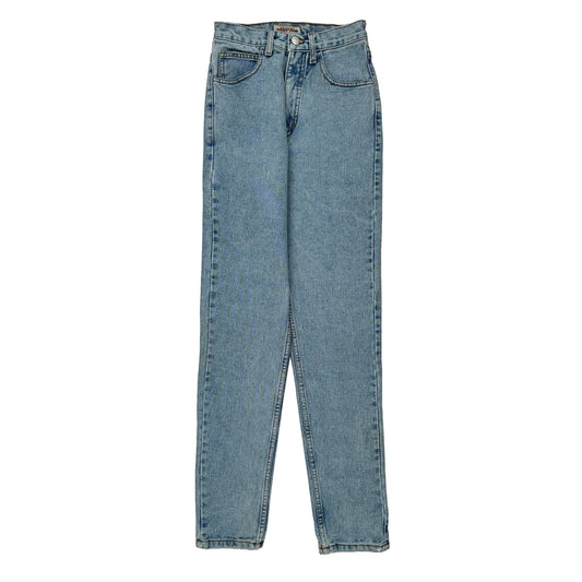 Made In USA Guess Jeans - 26W UK 6 Light Wash Cotton