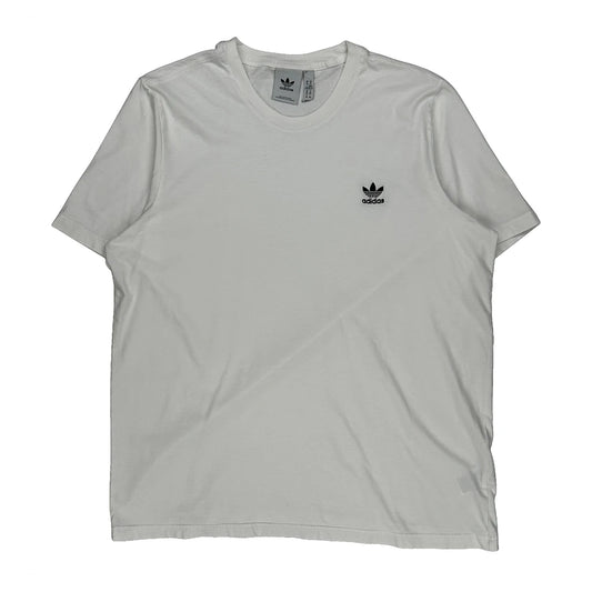 End Plastic Waste Adidas T-Shirt - XL White Cotton