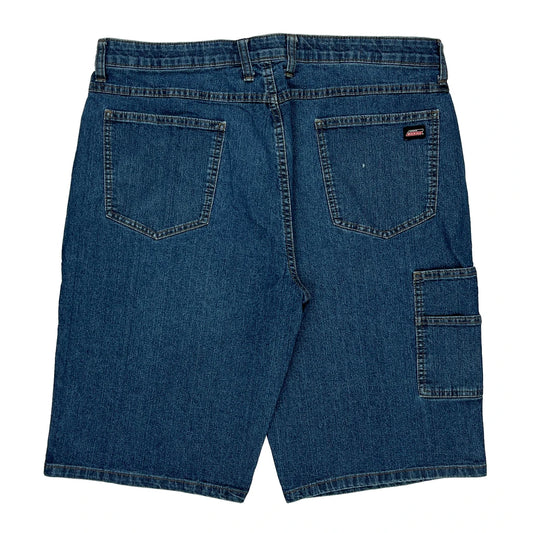 Dickies Denim Shorts - 36W 12L Blue Cotton