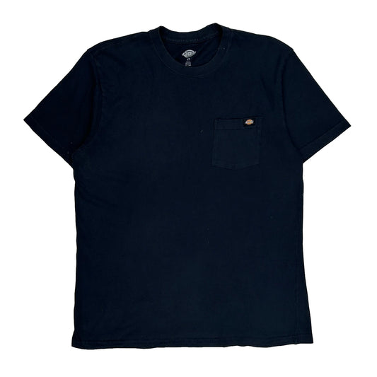 Dickies Tall T-Shirt - Large Black Cotton