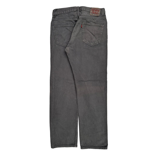 505 Levis Jeans - 34W 32L Grey Cotton
