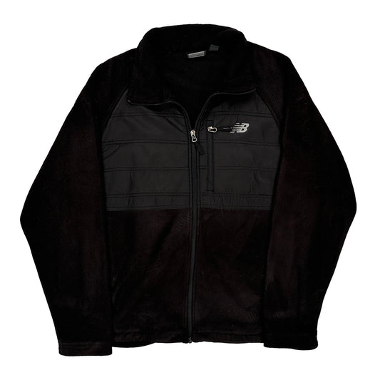 New Balance Fleece Jacket - Medium Black Polyester