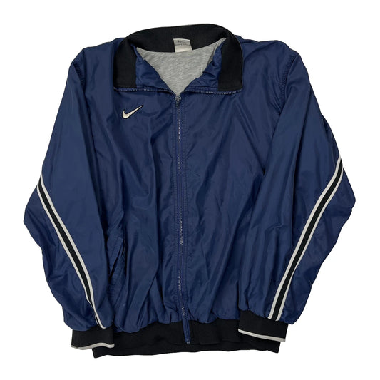 Vintage Nike Windbreaker - XL Blue Polyester