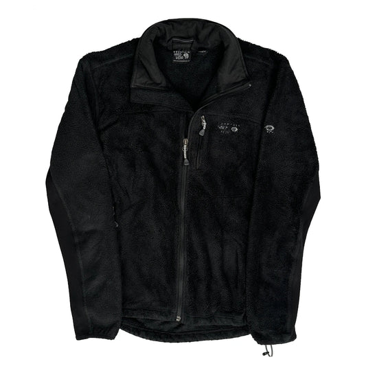 Vintage Mountain Hard Wear Fleece Jacket - Medium Black Polyester