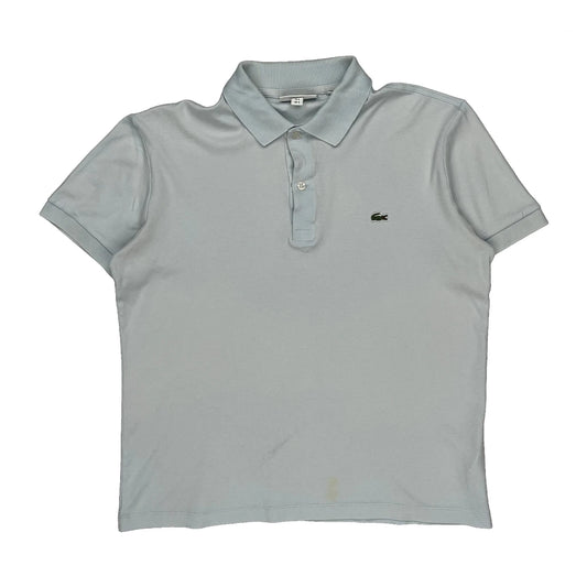 Lacoste Polo Shirt - Small Light Wash Cotton