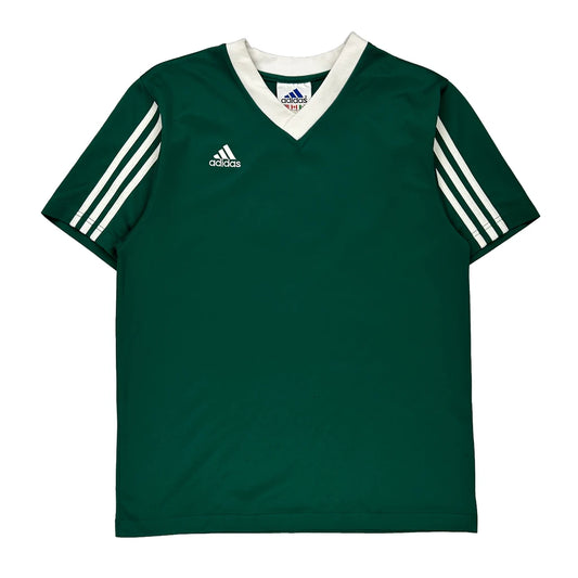 Adidas Football Shirt - Medium Green Polyester