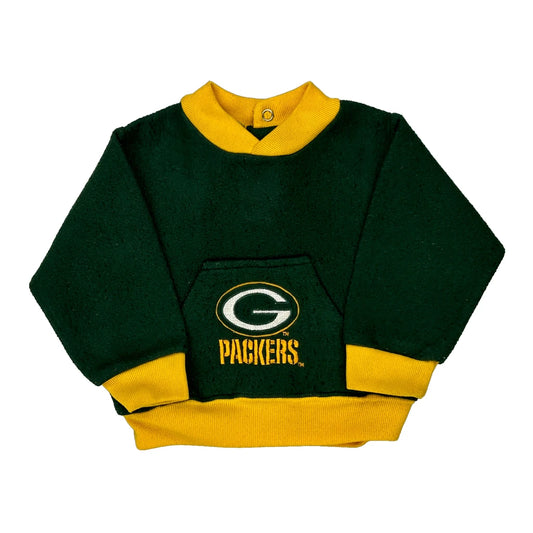 Packers, Age 12 Months Mighty Mac Sports Football Sweatshirt - 2XS Green Cotton