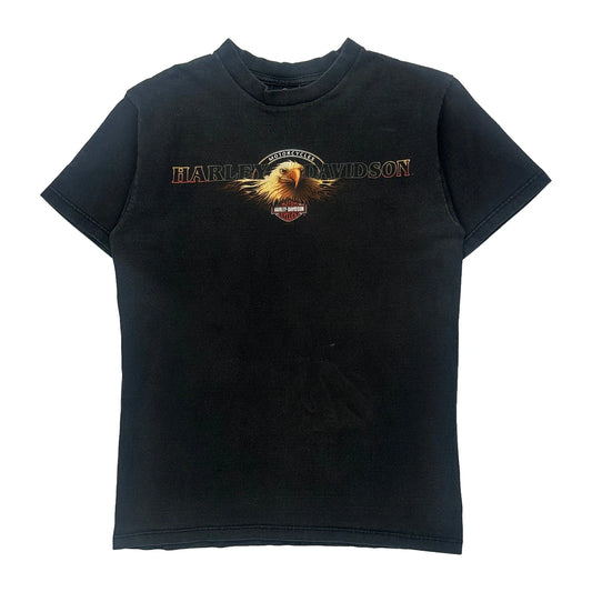 Motorcycles Harley Davidson Graphic T-Shirt - Medium Black Cotton