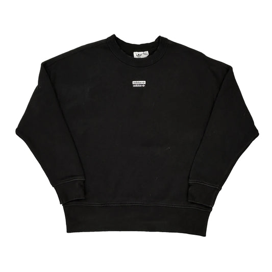 Adidas Sweatshirt - Medium Black Cotton
