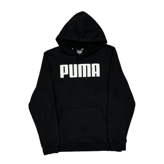 Puma Hoodie - Large Black Cotton