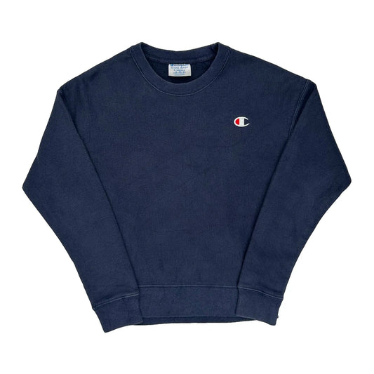 Vintage Reverse Weave Champion Sweatshirt - XS Navy Cotton