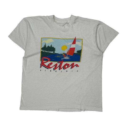 Reston Virginia Unbranded Graphic T-Shirt - Medium Multicoloured Cotton