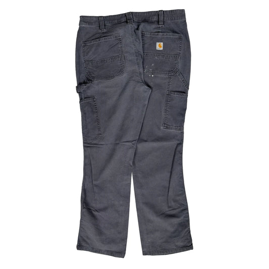 Carhartt Carpenter Trousers - 32W 30L Grey Cotton