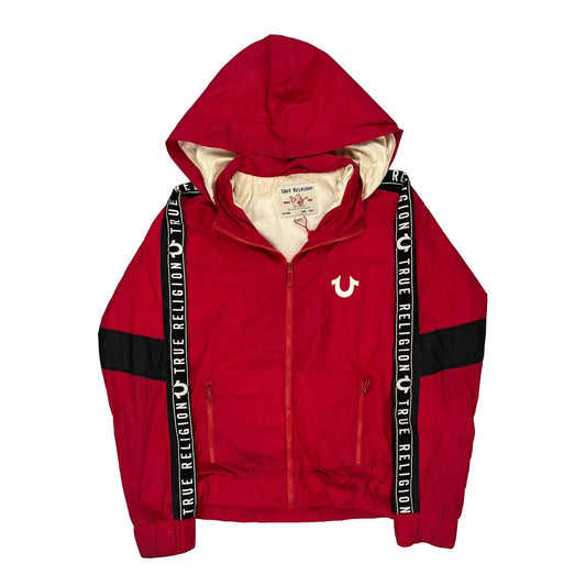 True Religion Windbreaker - XL Black Cotton