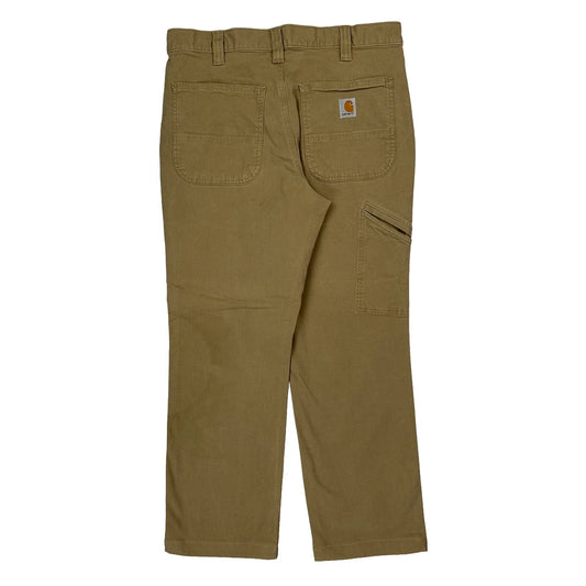 Vintage Carhartt Carpenter Trousers - 32W 28L Khaki Cotton