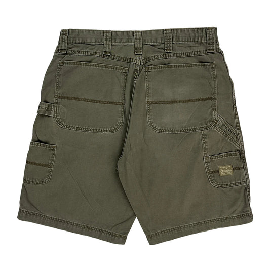 Wrangler Cargo Shorts - 34W 10L Khaki Cotton