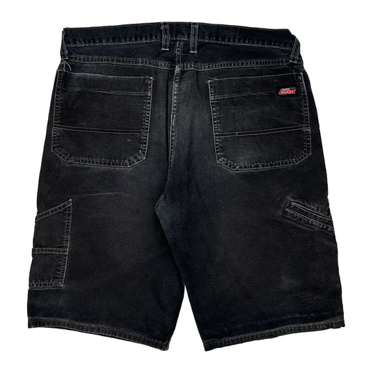 Dickies Denim Shorts - 36W 10L Black Cotton