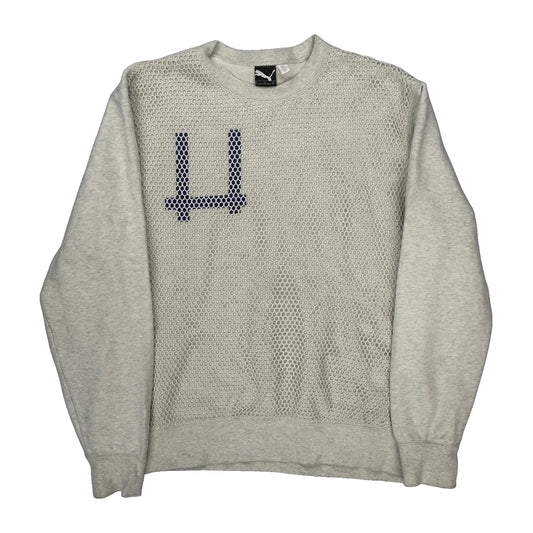 Puma Sweatshirt - 2XL Grey Cotton Blend