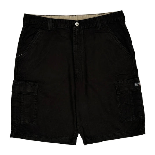Wrangler Cargo Cargo Shorts - 38W 9L Black Cotton
