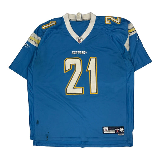 Chargers Reebok Nfl Jersey - 2XL Blue Polyester