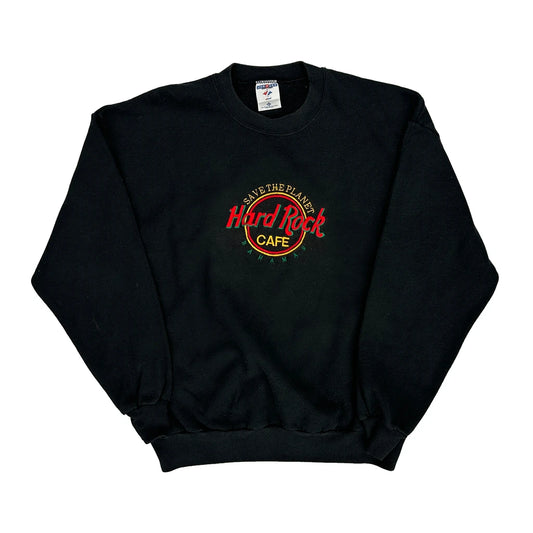 Made In USA Bahamas Hard Rock Cafe Sweatshirt - XL Black Cotton Blend