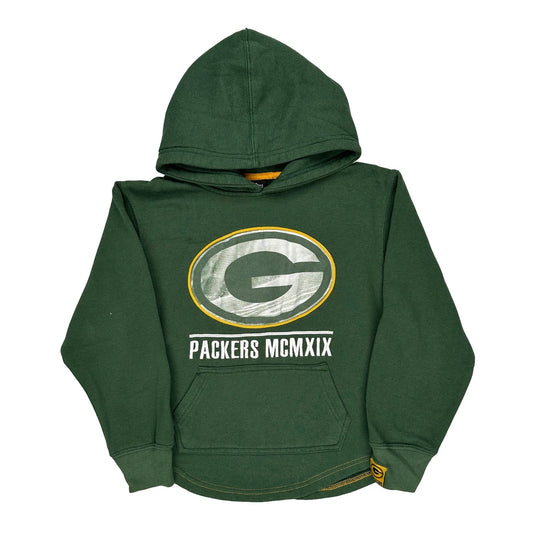 Age 8 Packers Nfl Football Hoodie - Small Green Cotton