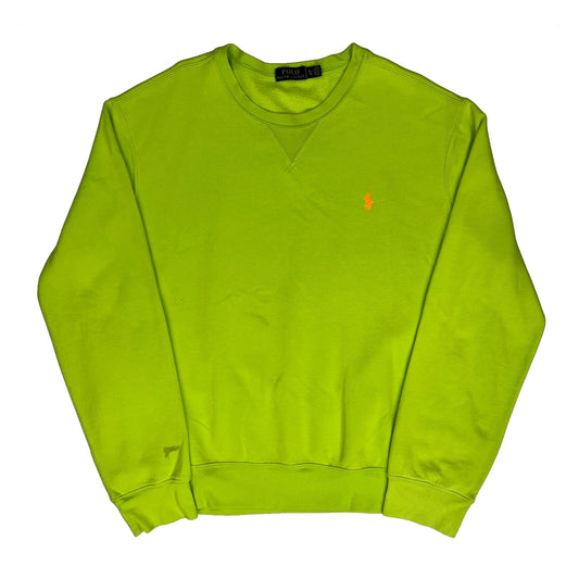 Vintage Polo By Ralph Lauren Sweatshirt - XL Green Cotton