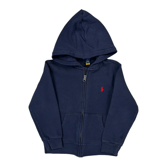 Age 5 Polo By Ralph Lauren Hoodie - Small Blue Cotton