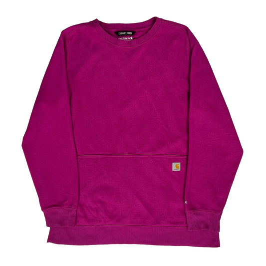 Vintage Carhartt Sweatshirt - XL Purple Cotton