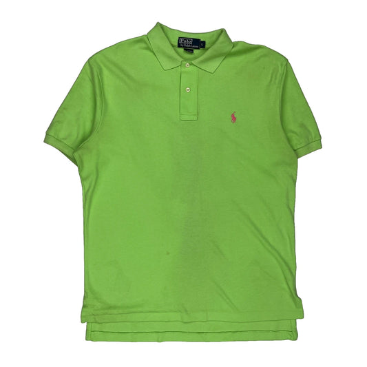 Polo By Ralph Lauren Polo Shirt - Large Green Cotton