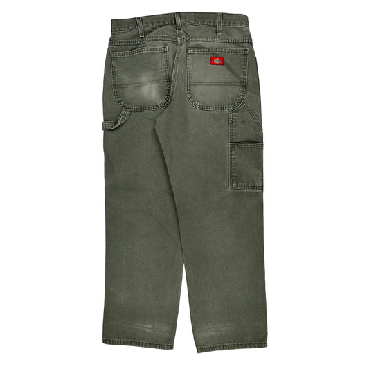 Dickies Carpenter Trousers - 31W 31L Grey Cotton