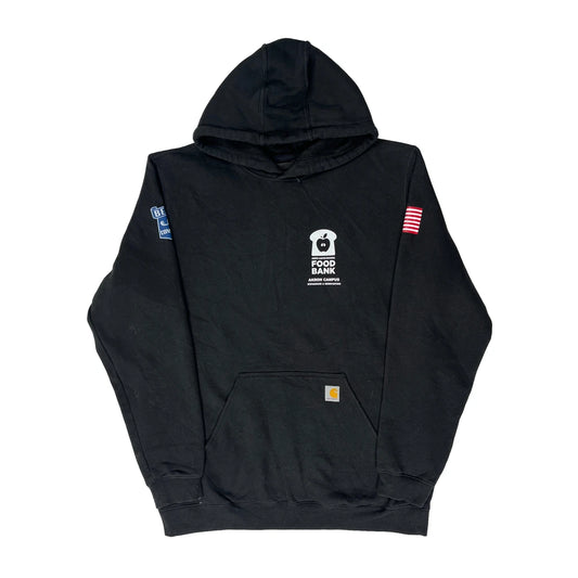 Akron-Canton Regional Food Bank Logo Carhartt Tall Hoodie - XL Black Cotton Blend
