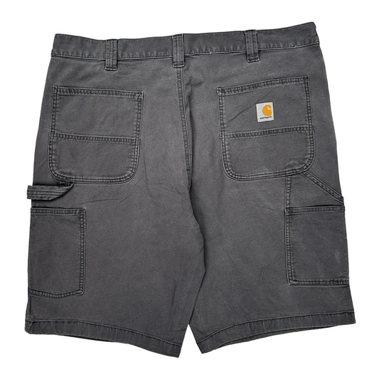 Carhartt Cargo Carpenter Shorts - 38W 11L Grey Cotton