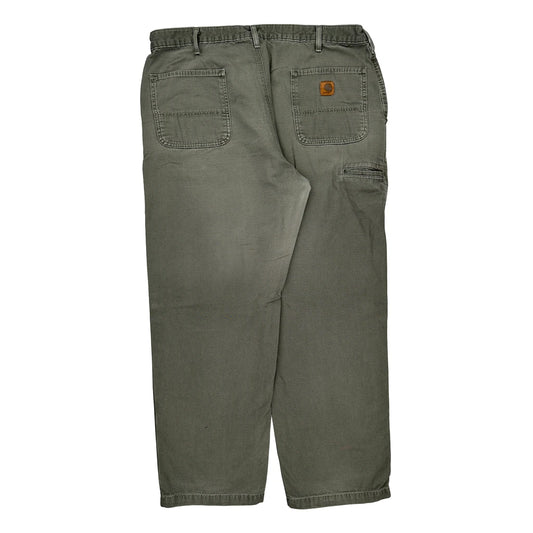 Carhartt Trousers - 39W 32L Grey Cotton