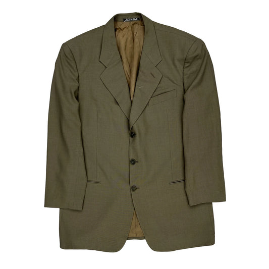 Made In Italy Giorgio Armani Blazer - Medium Brown Virgin Wool