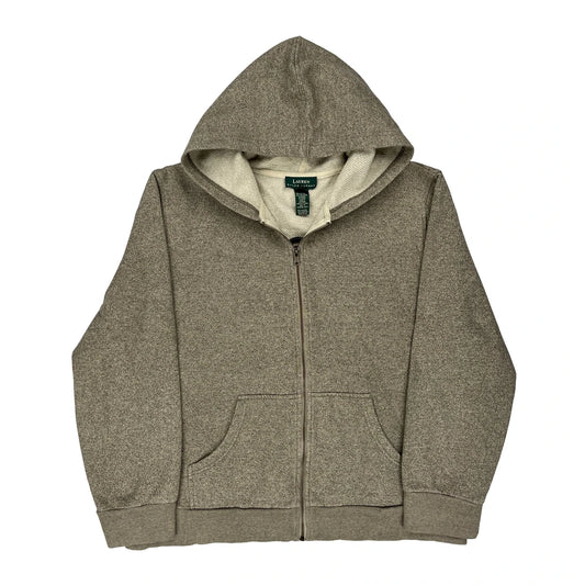 Ralph Lauren Hoodie - XL Grey Cotton Blend