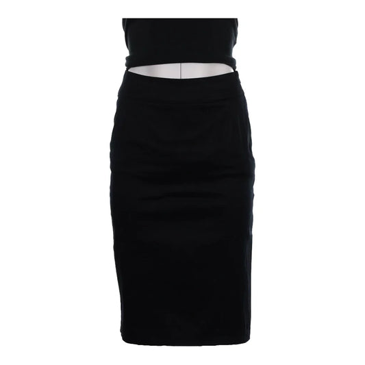 Vintage black Red Valentino Midi Skirt - womens 27" waist