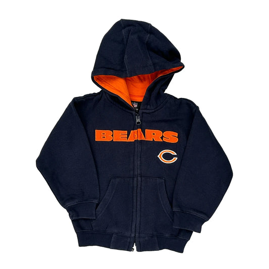 Age 3 Bears Nfl Football Hoodie - 3XS Navy Cotton