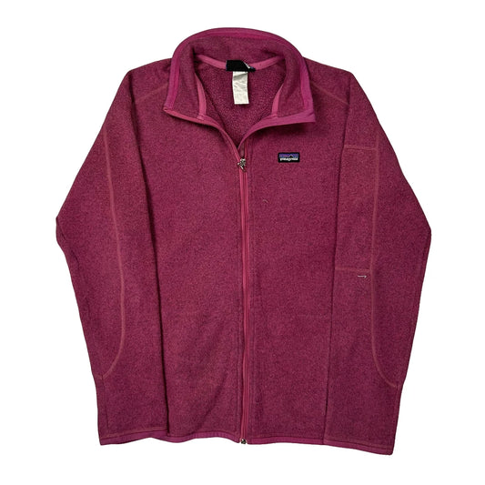 Vintage Patagonia Fleece Jacket - Medium Purple Polyester